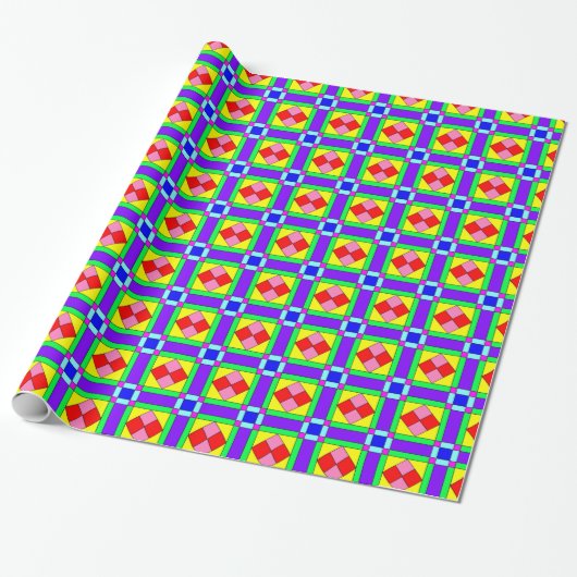 Colorful Chaos 16 Cadeaupapier (Uitgerold)