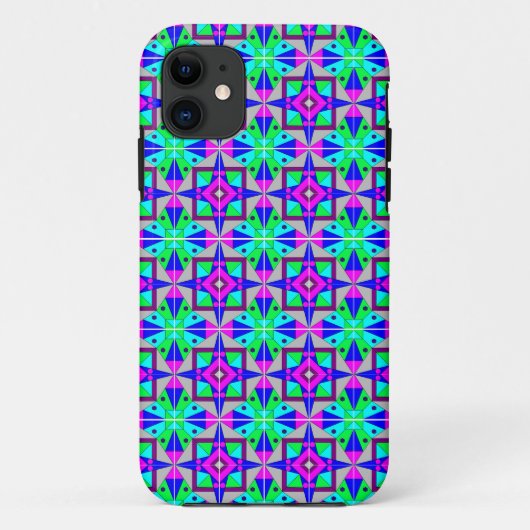 Colorful Chaos 36 Hoesje-Mate iPhone Case (Achterkant)