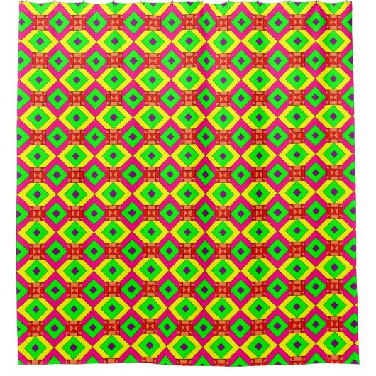Colorful Chaos 44 Douchegordijn (Voorkant)
