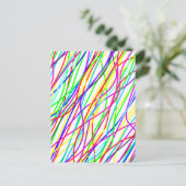 Colorful Chaos Briefkaart (Staand voorkant)