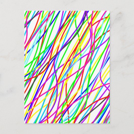 Colorful Chaos Briefkaart (Voorkant)