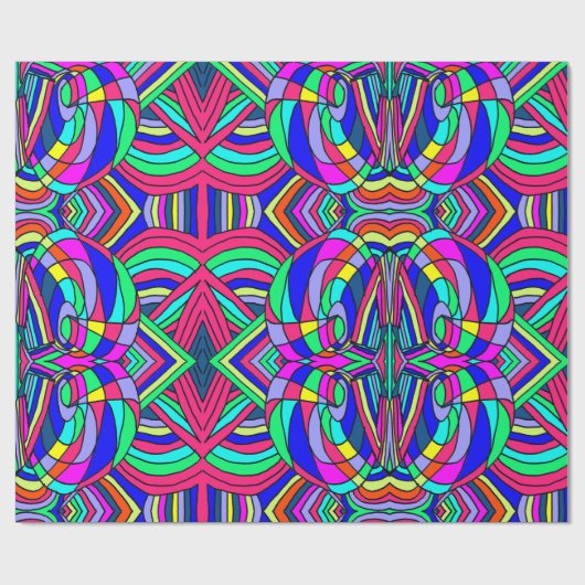 Colorful Chaos Cadeaupapier (Vlak)