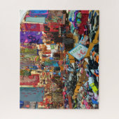 COLORFUL CHAOS- SANTANA FLEA MARKT- PORTUGAL LEGPUZZEL (Verticaal)