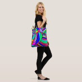 Colorful Chaos Tote Bag (Op model)