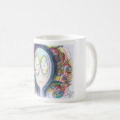 Colorful Character #freakingout Coffee Mok (Voorkant rechts)