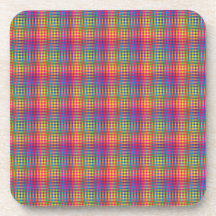 Colorful Checker Abstract Pattern