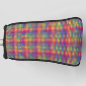 Colorful Checker Abstract Pattern Golf Head Cover (Voorkant)