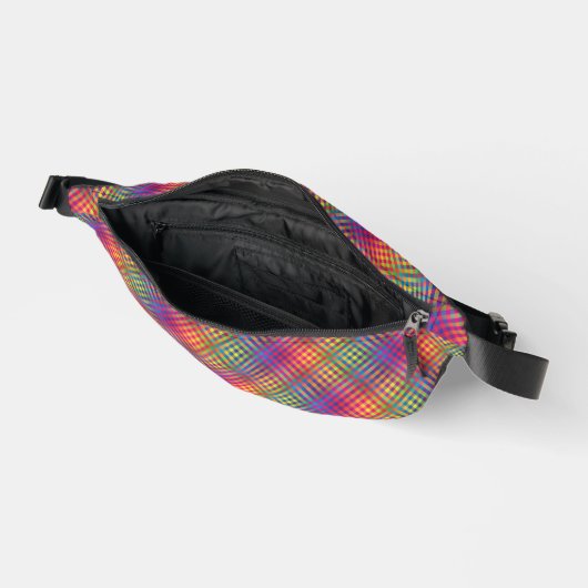 Colorful Checker Abstract Pattern Heuptasje (Open)