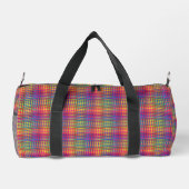 Colorful Checker Abstract Pattern Small Plunjezak (Achterkant)