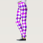 Colorful Checker Diamond Pattern Leggings (Links)