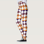 Colorful Checker Diamond Pattern Leggings (Links)