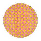 Colorful Checker Diamond Plaid Pattern Snijplank (Voorkant)