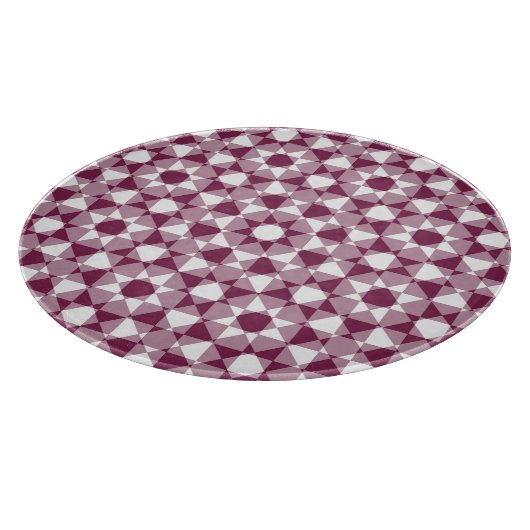 Colorful Checker Diamond Plaid Pattern Snijplank (Hoek)