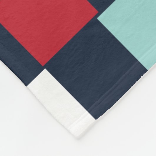 Colorful Checkerboard Fleece Deken (Hoek)