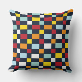 Colorful Checkerboard Kussen