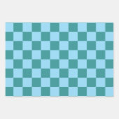 Colorful Checkerboard Patroon Inpakpapier Vel (Voorkant 3)