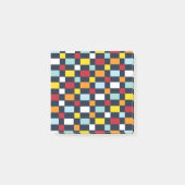 Colorful Checkerboard Patroon Post-it® Notes (Voorkant)