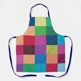Colorful Checkerboard Patroon Schort