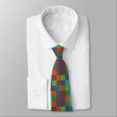 Colorful Checkerboard Stropdas (Gebonden)