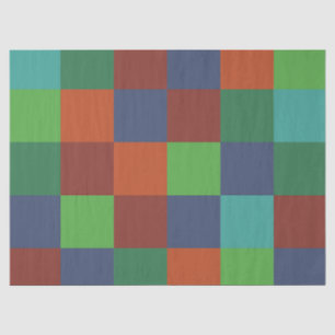 Colorful Checkerboard Tissuepapier