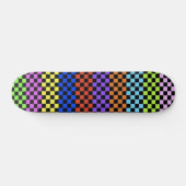 Colorful Checkered Deck Skateboard (Horizontaal)