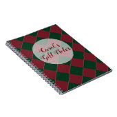 Colorful Checkers - Holiday Hues Notitieboek (Rechterzijde)