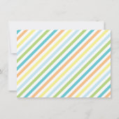 Colorful Cheer Dank u Flat Cards Bedankkaart (Achterkant)