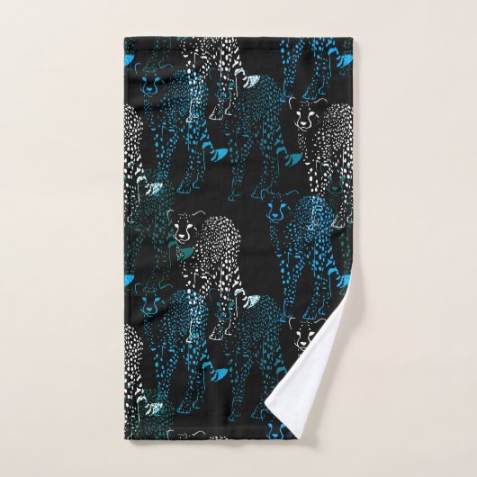 Colorful Cheetah Bad Handdoek (Handdoek)