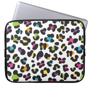 Colorful Cheetah Leopard Print Gifts voor Tieners Laptop Sleeve