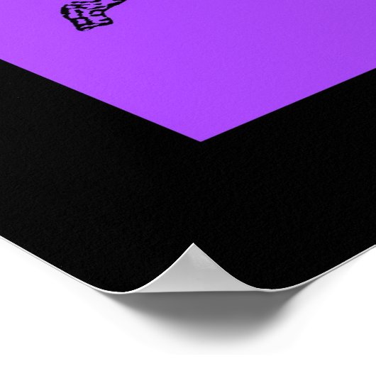 Colorful Cheetah Poster (Hoek)