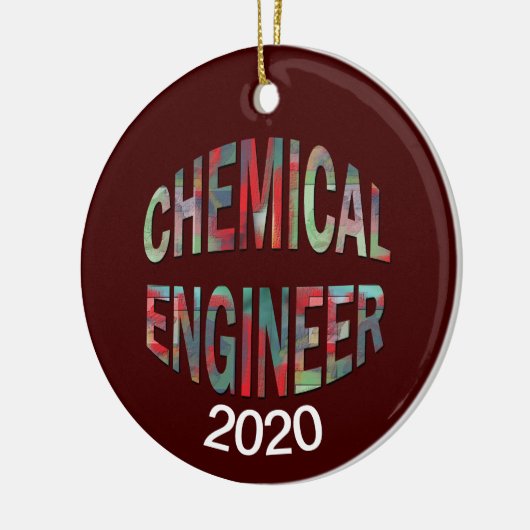 Colorful Chemical Engineer Keramisch Ornament (Links)