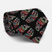 Colorful Chemical Engineer Stropdas (Opgerold)