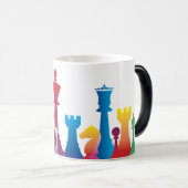 Colorful Chess-Mok Magische Mok (Voorkant rechts)