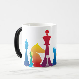 Colorful Chess-Mok Magische Mok