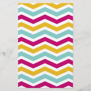 Colorful Chevron Briefpapier