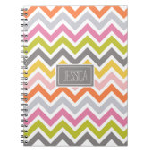 Colorful Chevron Custom-laptop Notitieboek (Voorkant)