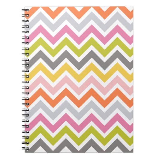 Colorful Chevron-laptop Notitieboek (Voorkant)
