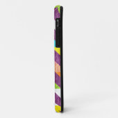 Colorful Chevron Leather Case-Mate iPhone Case (Achterkant/links)