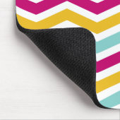 Colorful Chevron Muismat (Hoek)