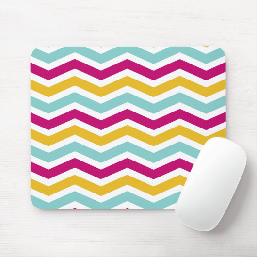 Colorful Chevron Muismat (Met muis)