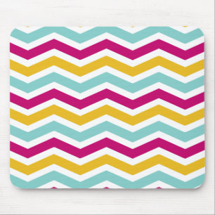 Colorful Chevron Muismat