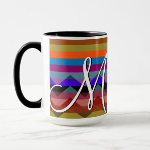 Colorful Chevron Stripes Pattern #2 Mok