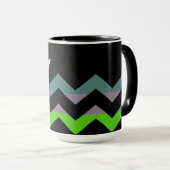 Colorful Chevron Stripes Pattern #6 Mok (Voorkant rechts)