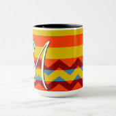 Colorful Chevron Stripes Pattern #8 Mok (Midden)
