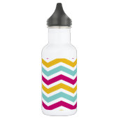 Colorful Chevron Waterfles (Links)