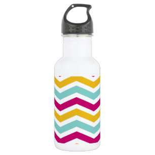 Colorful Chevron Waterfles