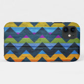 Colorful Chevron Wood Abstract #4 Case-Mate iPhone Case (Achterkant (horizontaal))