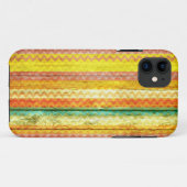 Colorful Chevron Wooden Case-Mate iPhone Case (Achterkant (horizontaal))
