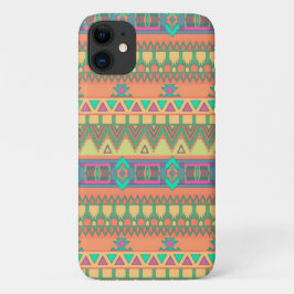 Colorful Chevron Zig Zag Tribal Aztec Ikat Pattern Case-Mate iPhone Case