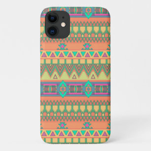 Colorful Chevron Zig Zag Tribal Aztec Ikat Pattern Case-Mate iPhone Case